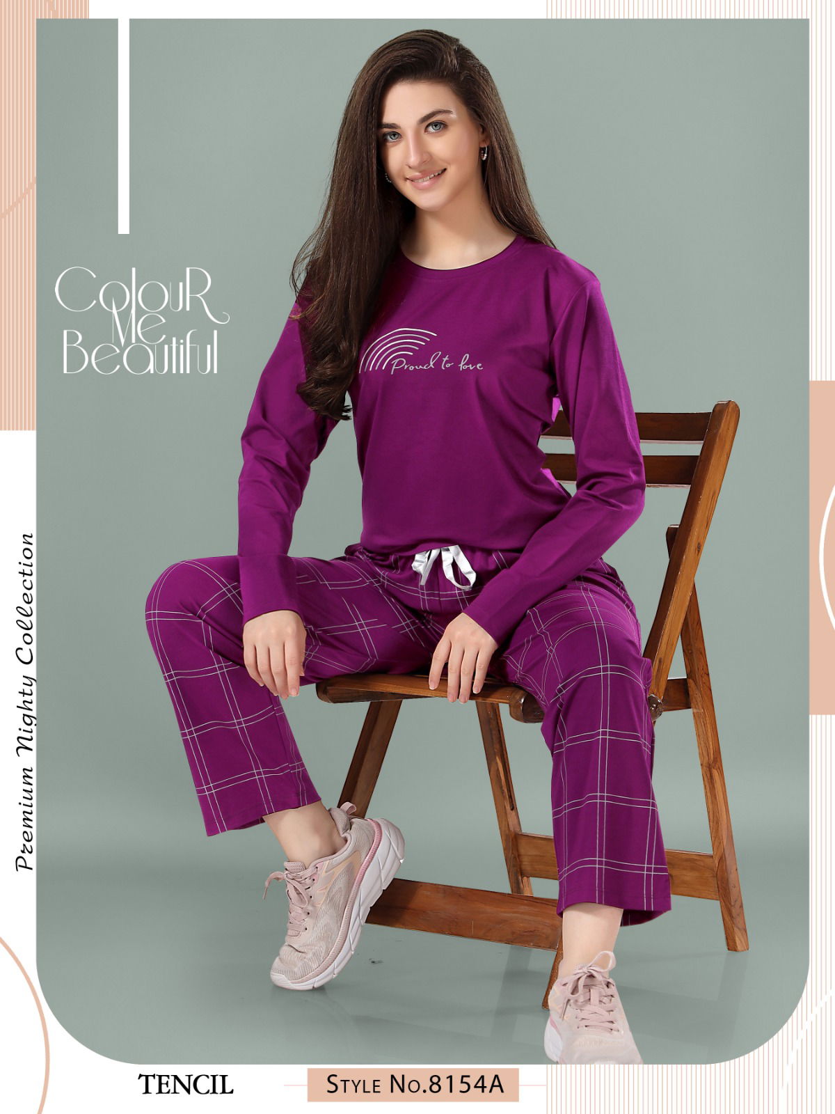 Tencil Cool Beauty full sleeve Night Suits Catalog